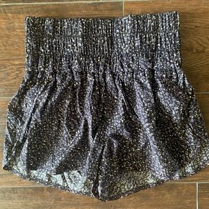 Free People printed way home shorts